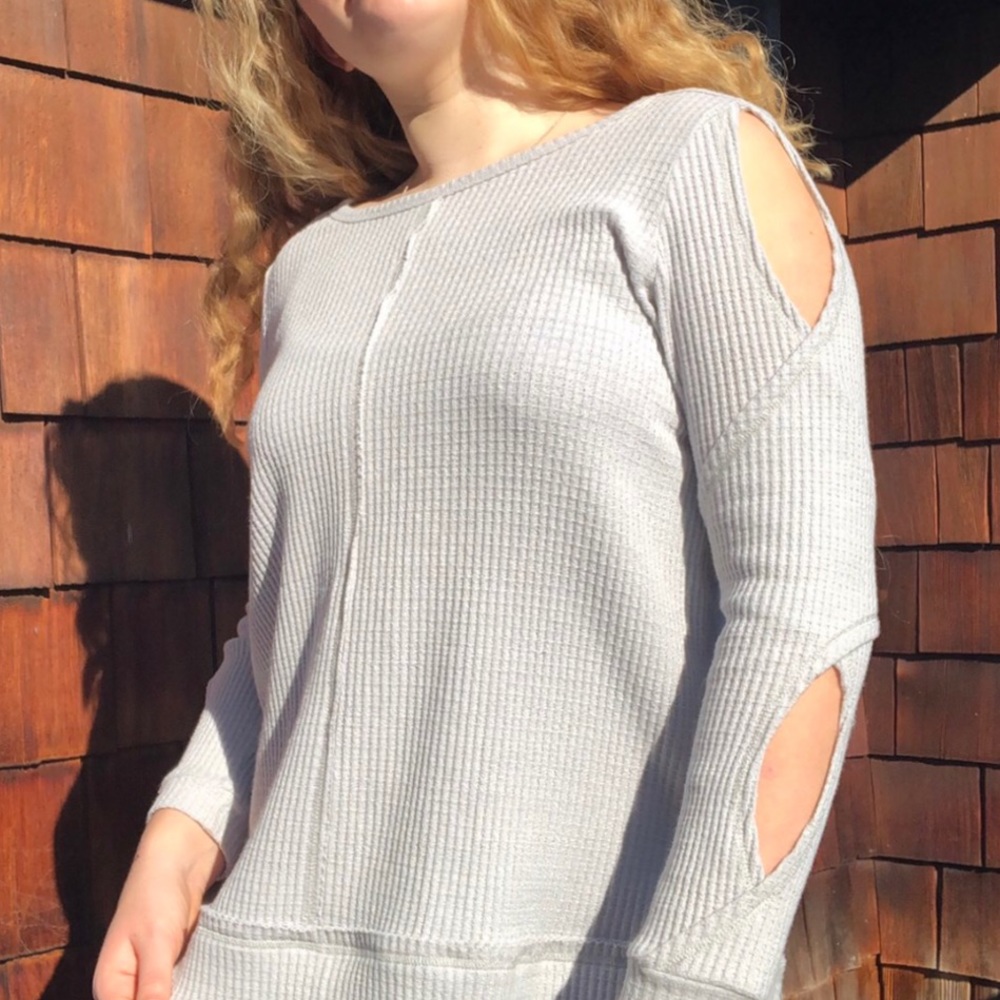 Light Grey Soft Surroundings Sweater!